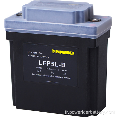 12.8V 3Ah 3Ah YB5L-B Lithium Ion Starter Batterie de démarrage